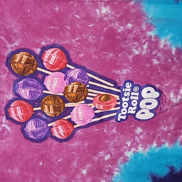 Liquid Blue tye dye tootsie pop t-shirt - Picture 4 of 4